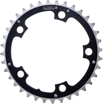 Alloy Ramped Chainrings, Black/Silver - $93.05