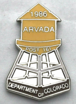 Department of Colorado Post 161 ARVADA 1986 Pin American Legion - £9.43 GBP
