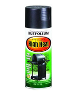 Rust-Oleum High Heat Satin Spray Paint, BBQ Black, 12 Ounce Can - £10.22 GBP