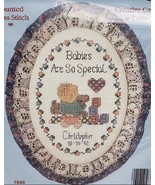 Vintage Stitchables 7846 Special Baby Birth Record Counted Cross Stitch ... - £11.64 GBP