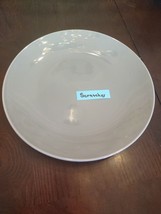 Pier 1 Hand Painted Stoneware Gray 8.5&quot; Salad Plate scratches sold as is - £5.94 GBP