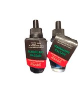 White Barn Bath &amp; Body Works Mahogany Balsam Wallflowers Refills Set/2  - $18.55