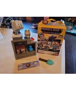 Treasure X Minecraft Caves &amp; Cliffs Wolf and Pup Minifigure Set Complete - £14.34 GBP