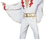 Men&#39;s Rock King Costume- Standard Size (One Size Fits most, White) - £109.97 GBP