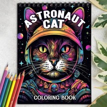 Astronaut Cat The Butterfly Garden Spiral-Bound Coloring book for Adult to Relax - £14.40 GBP