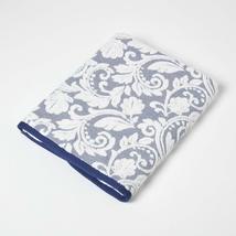 Navy Turkish Cotton Pattern Super Soft Fluffy &amp; Guest Towel 600 GSM - £8.97 GBP