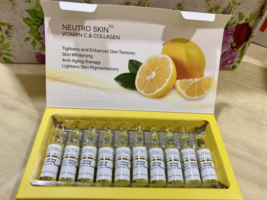 1 Box Neutro Skin Vitamin C and collagen Original FREE SHIPPING DHL TO USA - £71.32 GBP