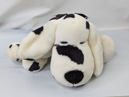 Russ Digby Dog Plush White Black Spots 10 Inch Stuffed Animal Toy - £15.26 GBP