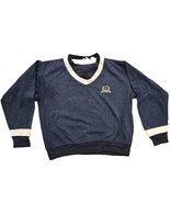 Christian Dior Sweatshirt Medium Navy Blue V Neck 90s Vtg - €60,15 EUR