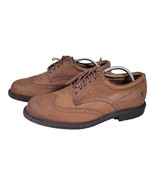 Frye Men&#39;s 11 M David Wingtip Oxford Dress Leather Shoes Brown Tan 84535 - £30.50 GBP