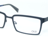 OGI EVOLUTION 5042 1323 MATT BLACK /BLUE EYEGLASSES GLASSES TITANIUM 54-... - $2,130.70 MXN