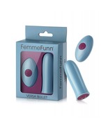 Femme Funn Versa Bullet W/Remote Bullet Vibrator Light Blue - £40.34 GBP