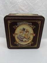 **EMPTY TIN** Hersheys 1995 Pure Milk Chocolate Vintage Edition #4 Tin 6&quot; X 6&quot; X - £21.66 GBP