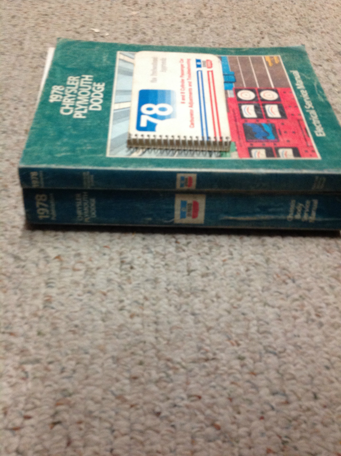 1978 Chrysler Plymouth Dodge Servizio Riparazione Negozio Manuale Set W Item image 5