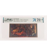 2022 Cook Islands Pillars of Humanity 1/200 Oz. Gold Note PMG Gem Unc 70 - $284.61 CAD