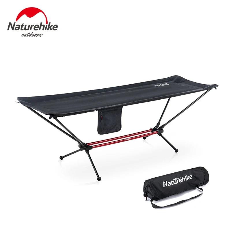 Naturehike Outdoor Single Camping Cot Folding Hammock Portable Aluminum Alloy - £207.59 GBP