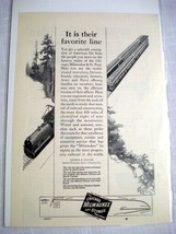 1935 Ad The Chicago,  Milwaukee and St. Paul Railway It is Their Favorit... - $7.99