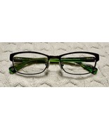 Coach Brown Metal Oval Glasses W Tortoise Green Temples HC5033 Alyson 53... - £35.63 GBP