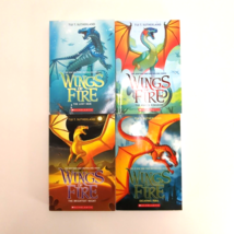 Scholastic Wings Of Fire Lot of 4 Books #'S 2,3,5 &amp; 8 By Tui T. Sutherla... - $29.74