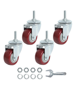 Swivel Caster Wheels 2 Inch Heavy Duty Threaded Stem Casters 1/4&quot; - 20 X... - €21,88 EUR