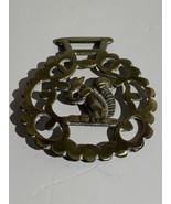 Vintage Horse Brass Features Squirrel Motif  Nice Cottagecore - £15.18 GBP