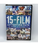 15-Film Adventure Pack (DVD, 2012) 3-Disc, 15 Adventure Movies, Brand Ne... - £7.71 GBP