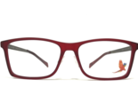Maui Jim Eyeglasses Frames MJO2407-04D Matte Red Gray Rectangular 55-17-140 - £44.50 GBP
