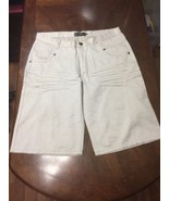 Authentic Men&#39;s Kaalu Shorts Size 40 White Denim - $14.85