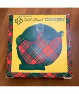Vintage Official Girl Scout #15-100 Camping Canteen w/Original Box - £14.75 GBP