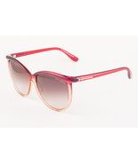 Tom Ford JOSEPHINE Transparent Red / Brown Gradient Sunglasses TF296 68F... - £119.35 GBP