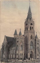 Mitchell South Dakota Cattolica Chiesa ~ Scallin Bros Ed. Cartolina c1910s - £7.01 GBP