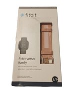New Pink Fitbit Versa Family Woven Reflective Band Size Small/Petite - £3.08 GBP