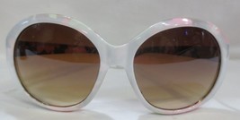 Cynthia Rowley Sunglasses  Pearl White Floral Oversized Round - $30.00