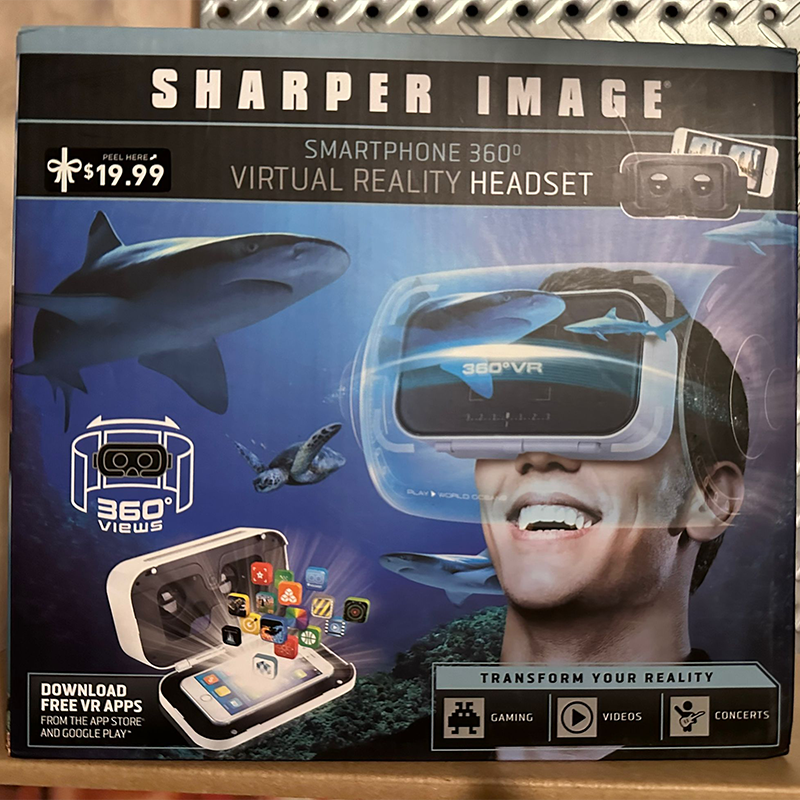 Sharper Image Smartphone 360 Degrees Virtual Reality Headset - $17.82
