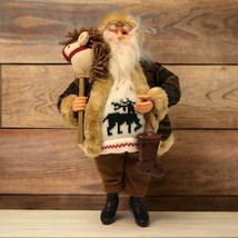 Christmas 16” Santa Figure Celebrate It Rustic  Decoration 233026 - $22.32