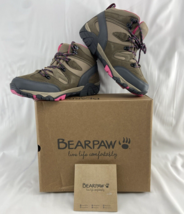 Bearpaw Hiking Boots Women&#39;s Corsica Lace 11M Taupe Waterproof NWB - £29.37 GBP