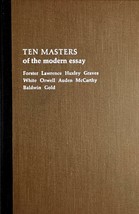 Ten Masters of the Modern Essays ed. by Robert Davis / 1966 HC Review Copy - £8.86 GBP