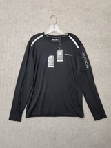 Eddie Bauer Motion Free Shade Shirt Mens M Black Reflective UPF 50+ NEW - £20.89 GBP