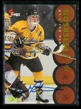 Vintage 1995 Classic 5 Sport Autograph Hockey Card Brent Peterson Lightning A - £11.85 GBP