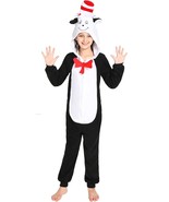 Cat in the Hat Costume Kids bodysuit Age 8 to 10 years Cosplay Detachabl... - $18.50