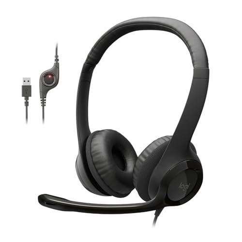 Logitech H390 Wired Headset for PC/Laptop, Stereo Headphones with Noise ... - $40.74