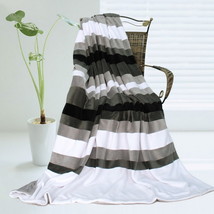 Onitiva - [Stripes - Simplicity] Patchwork Throw Blanket - £39.08 GBP