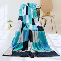 Onitiva - [Plaids - Coral Sea] Patchwork Throw Blanket - $49.99