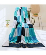 Onitiva - [Plaids - Coral Sea] Patchwork Throw Blanket - £39.32 GBP