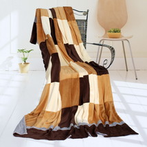 Onitiva - [Plaids - Naturally Chic] Patchwork Throw Blanket - £39.33 GBP