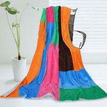 Onitiva - [Colorful Patchwork] Patchwork Throw Blanket - $49.99