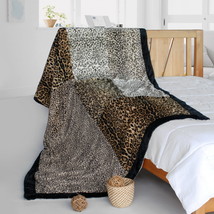 Onitiva - [Sex And The City] Animal Style Patchwork Blanket - £63.95 GBP