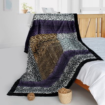 Onitiva - [Wild Jungle] Animal Style Patchwork Blanket - £63.26 GBP