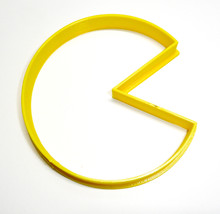 Pacman Pac-Man Video Game Character Baking Cookie Cutter 3D Printed USA PR495 - £2.39 GBP