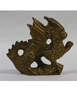 Solid Brass Cast &quot; Dragon &quot; Figurine State Desk table Decoration Figure 2&quot; - $9.99